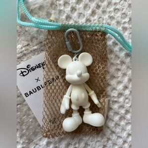 Baublebar x Disney Sport Edition Mickey Mouse Bag Charm White
